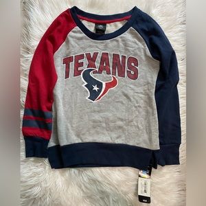 NFL Texans sweatshirt girls Small 7/8 NWT